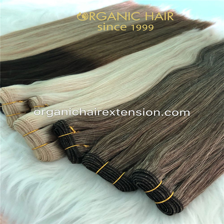 Big discount on sell hand tied weft with full cuticle intact  C102